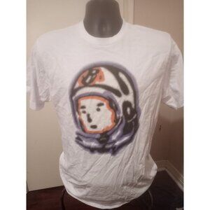 Billionaire Boys Club Shirt Mens Medium M White Astro Helmet Floral Graphic Tee